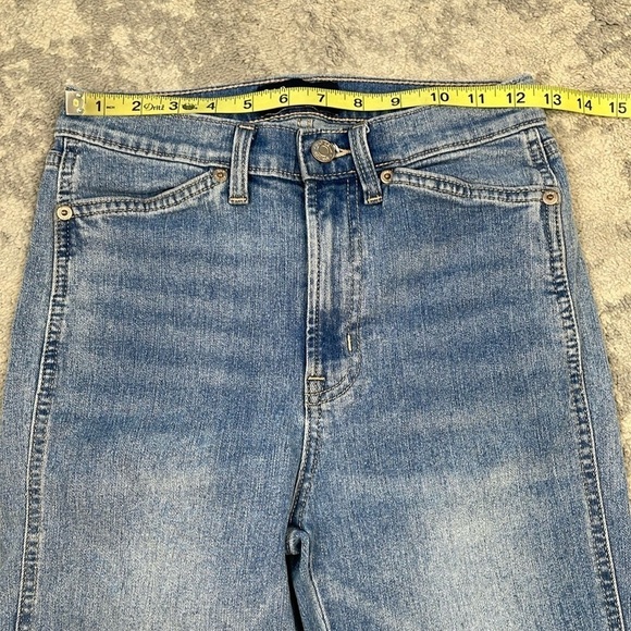 Gap High Rise Flare Jeans Light Katie Wash Sz 0 25 - Picture 5 of 10